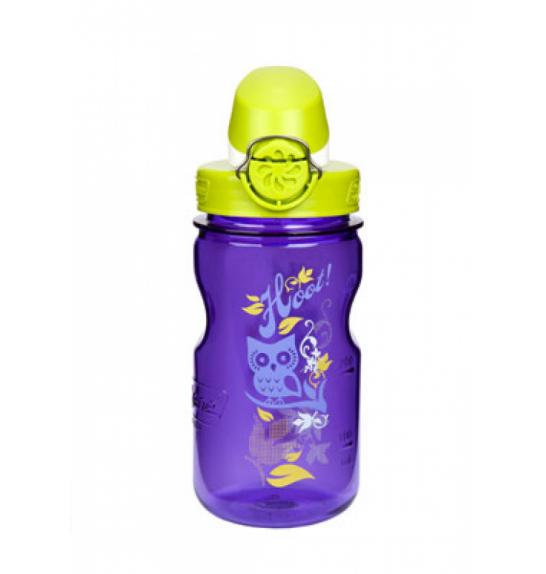 Bottiglia per bambini Nalgene OnTheFly Purple Owl 0,35L
