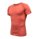 Camisa merino de manga corta para hombre Sensor Active