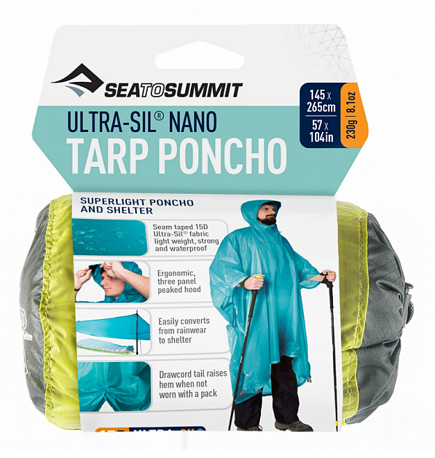 Capa tipo poncho de lona STS Ultra-Sil15D