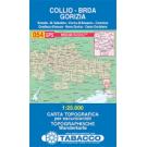 Zemljovid 054 Collio - Brda, Gorizia - Tabacco