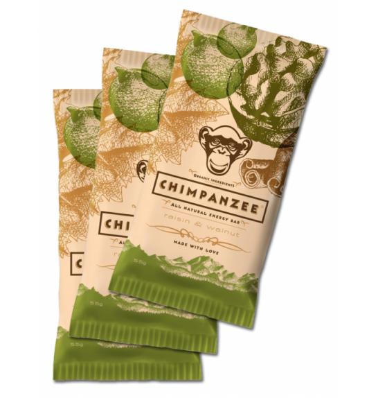Package Chimpanzee Raisins and nuts Natural Energy Bar 3 for 2
