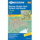 Zemljovid 038 Vipiteno, Alpi Breonie, Sterzing, Stubaier Alpen- Tabacco