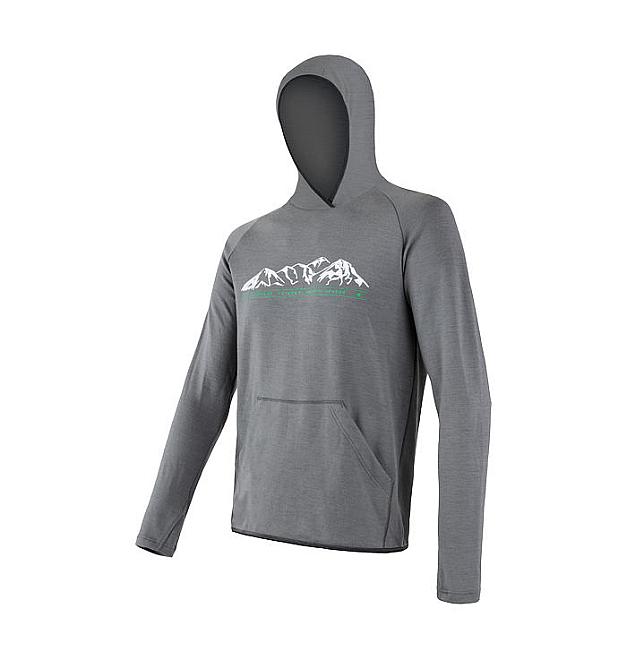 Men's merino hoody Sensor Upper Mountains