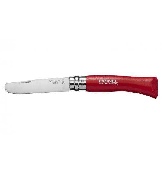 Coltello Opinel n. 7 Round Tipped Rosso
