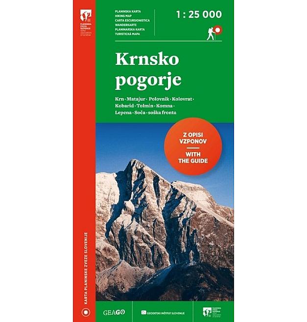 Карта Крнског погорја 1:25 000