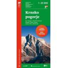 Karta Krnskog pogorja 1:25 000