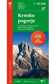 Zemljovid Krnsko pogorje 1:25.000 Planinska zveza Slovenije