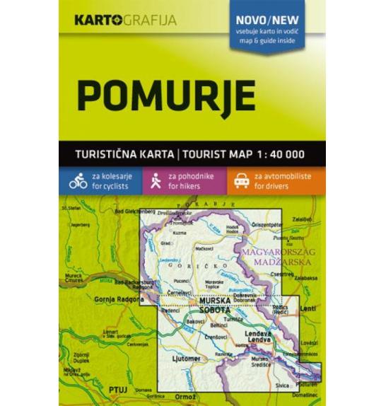 Map and guide Pomurje - 1:40 000