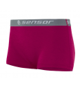 Bóxer de merino para mujer Sensor Active boyshorts