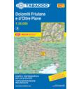 Zemljevid Tabacco 021 Dolomiti Friulane e D'oltre Piave