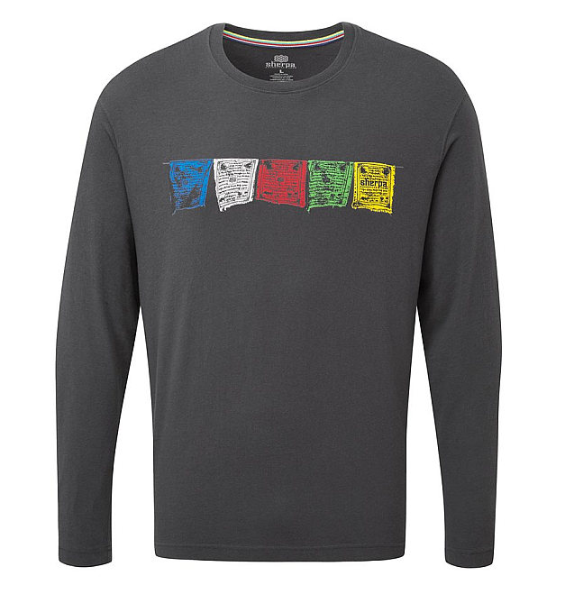 Camiseta Sherpa Tarcho de manga larga para hombre