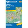 Zemljevid 022 Pale di San Martino- Tabacco