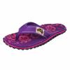 Women Flip Flops Gumbies Purple Hibiscus