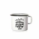 Olla esmaltada (0,37 L) Tazas de cuco Las montañas están llamando