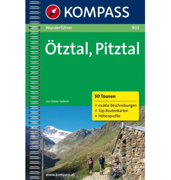 Pohodniški in turistični vodnik Kompass Otztal- Pitztal 902