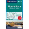 Zemljevid Kompass Monte Rosa 88