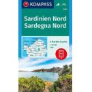 Mapa Kompass Cerdeña - Norte 2497 - 1:50.000