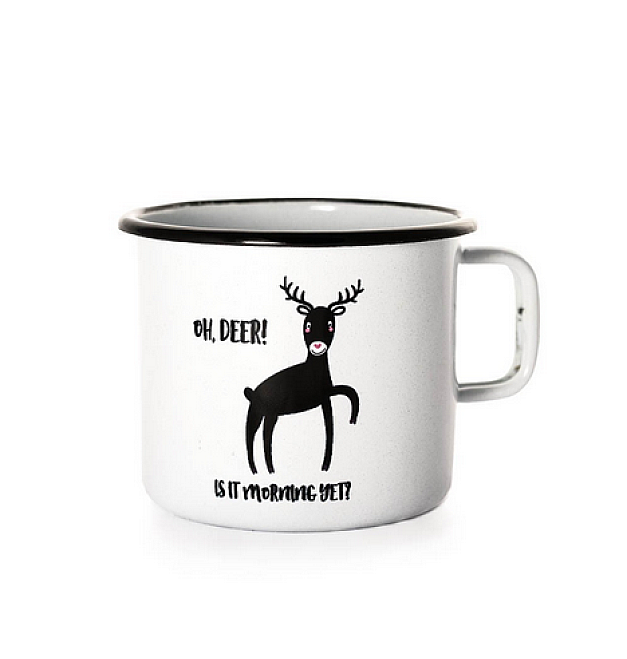Olla esmaltada (0,37 L) Tazas de cuco ¿Ya es de mañana?