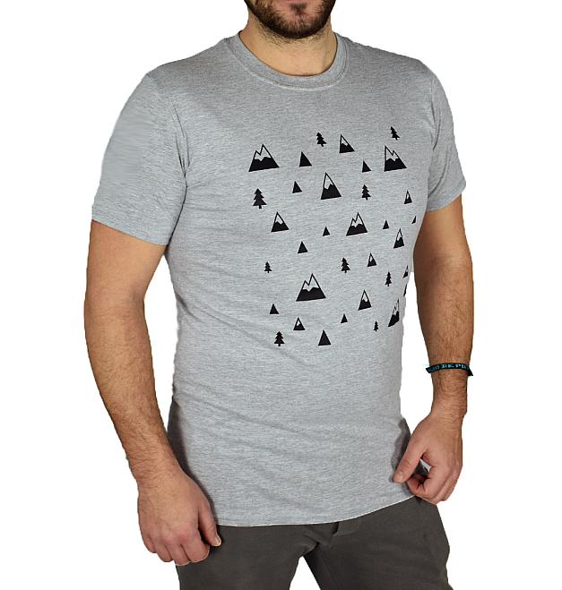 Camiseta de algodón orgánico con estampado Hybrant