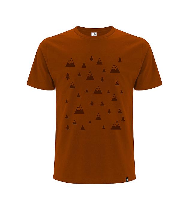 Camiseta de algodón orgánico con estampado Hybrant