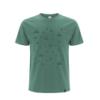 Men T-shirt  Hybrant Pattern Organic Cotton