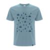 Men T-shirt  Hybrant Pattern Organic Cotton
