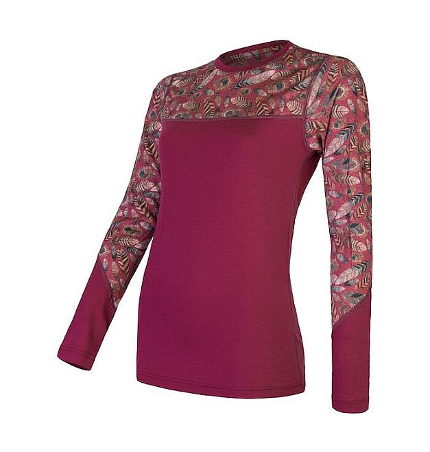 Langes Merinoshirt für Damen Sensor Impress
