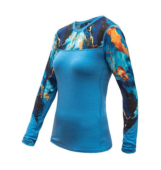 Langes Merinoshirt für Damen Sensor Impress
