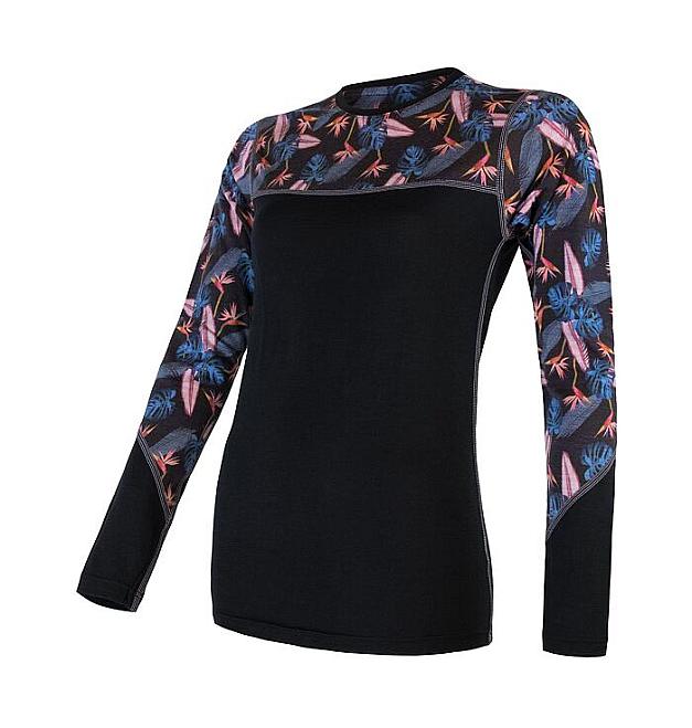 Langes Merinoshirt für Damen Sensor Impress