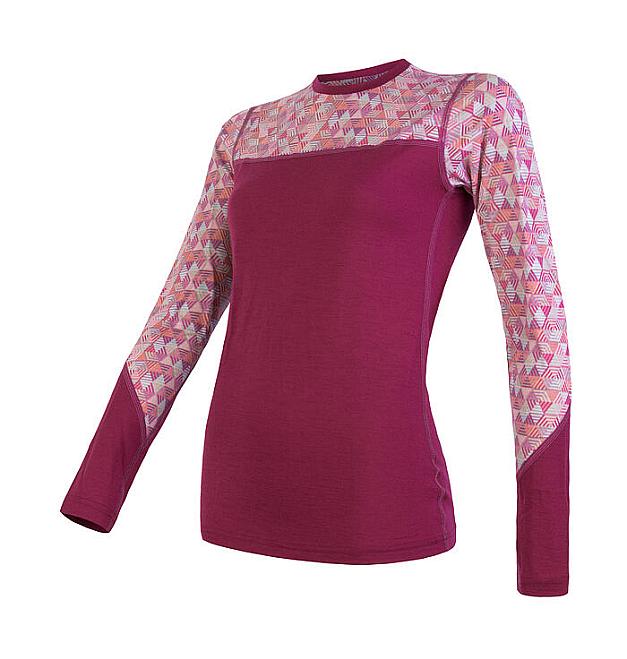 Langes Merinoshirt für Damen Sensor Impress