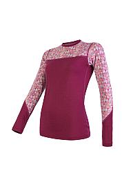 Ženska dolga merino majica Sensor Impress