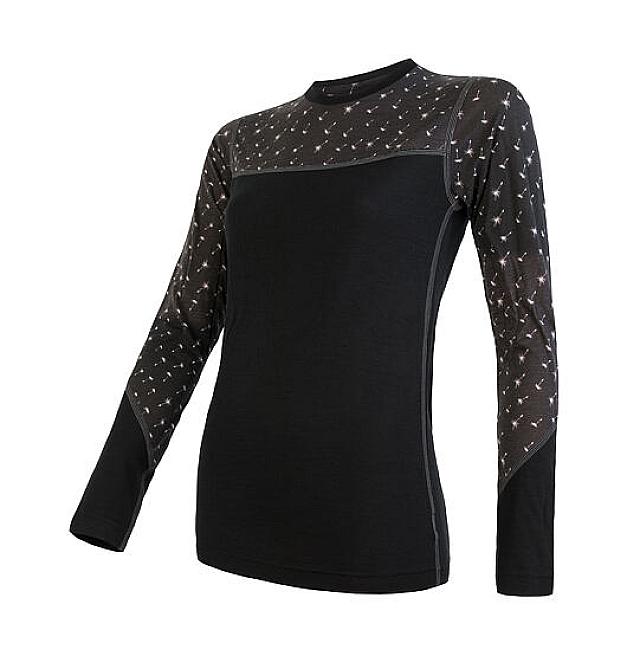 Langes Merinoshirt für Damen Sensor Impress