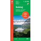Mapa de montaña Bohinj 1: 25.000
