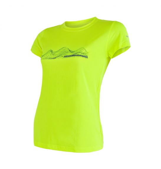 Women's short sleeve shirt Sensor Coolmax Fresh Mountains