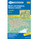 Karta Tabacco 011 Merano e dintorni / Meran und Umgebung