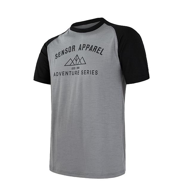 Camiseta Sensor Merino Adventure para hombre