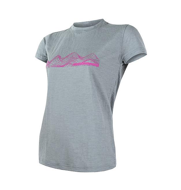 Sensor Mountains Camiseta de manga corta Merino Mujer