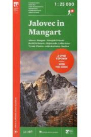 Planinarski zemljovid Jalovec i Mangart 1:25000