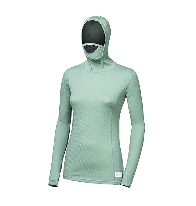 Ženski majica s kapuco Sensor merino double face