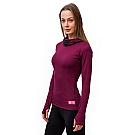Sudadera con capucha de doble cara de merino Sensor para mujer