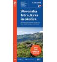 Mapa de Istria eslovena, Karst 1:50.000