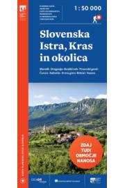 Zemljevid Slovenska Istra,Kras 1:50 000