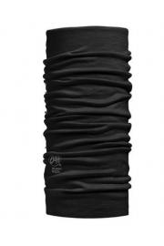 Večnamensko pokrivalo Buff Lightweight Merino Wool Solid Black