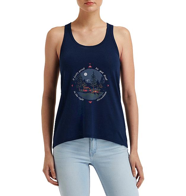 Camiseta sin mangas Hybrant Camper Life para mujer