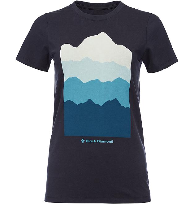 Women T-shirt Black Diamond Vista