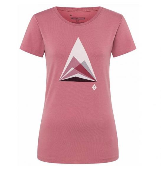 Damen-T-Shirt Black Diamond Mountain Transparency