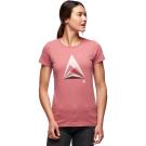 Women T-shirt Black Diamond Mountain Transparency