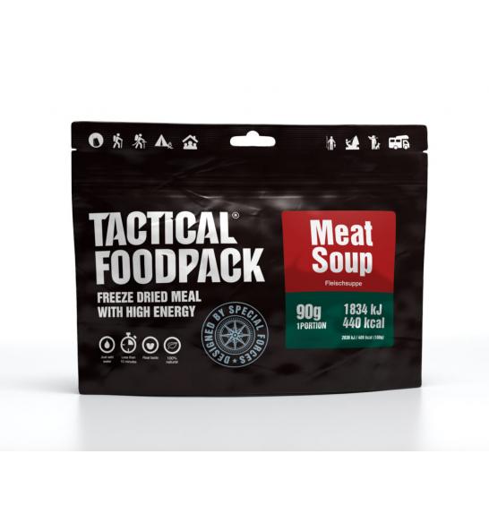 Gefriergetrocknete Mahlzeit Tactical FoodPack Fleischsuppe, 90g