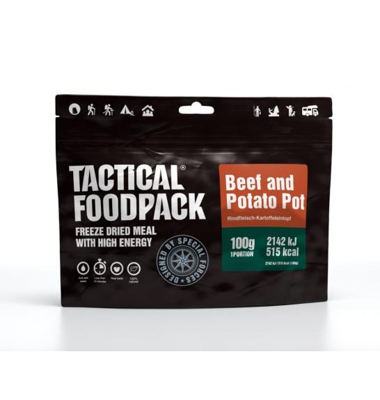 Gefriergetrocknete Mahlzeit Tactical FoodPack Rindfleisch-Kartoffeln-Topf, 100g