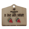 Holz-Ohrringe WoodCo Wassermelonen
